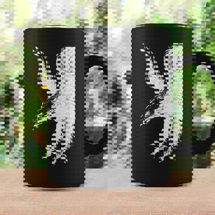 アメリカンイーグル ブラック ホワイト アメリカンパトリオット コーヒーマグ ギフトのアイデア