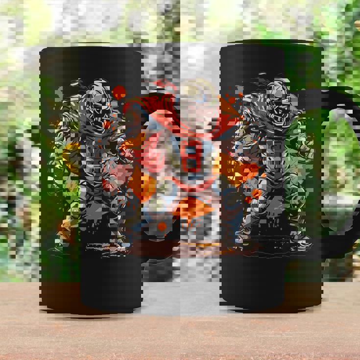アメリカンフットボールのコスチュームを着たストロングナイト。 コーヒーマグ ギフトのアイデア
