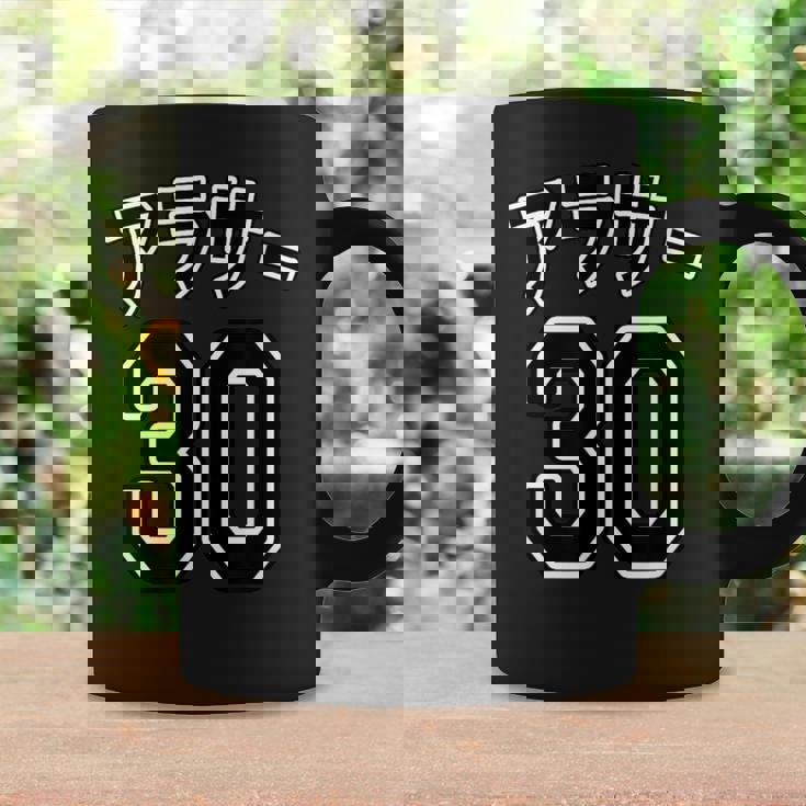 アラサー 30（チームユニフォーム風）30代・三十歳 誕生日【変なtシャツ屋さん】プレゼント 面白い 文字 主張 コーヒーマグ ギフトのアイデア