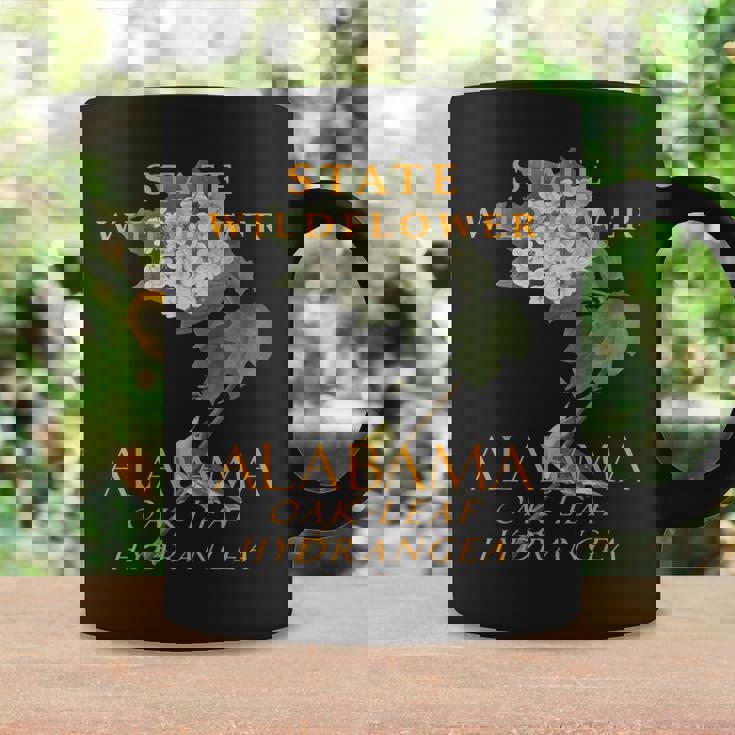 アラバマ準州ワイルドフラワー オークの葉のアジサイ コーヒーマグ ギフトのアイデア