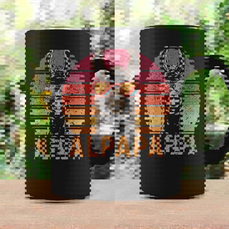 アルパパ アルパカ ラマ お父さんになる お父さん 新しいお父さん コーヒーマグ ギフトのアイデア