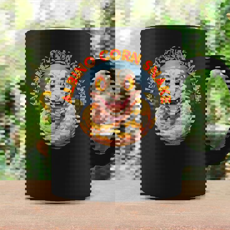 アルビノコーンスネーク 動物 可愛い 人気 へび 蛇 干支 巳 動物園 へび好き 愛好家 爬虫類 コーンスネーク コーヒーマグ ギフトのアイデア