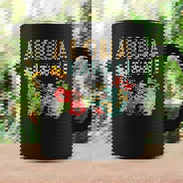 アロハ ハワイアン ウクレレ コーヒーマグ ギフトのアイデア