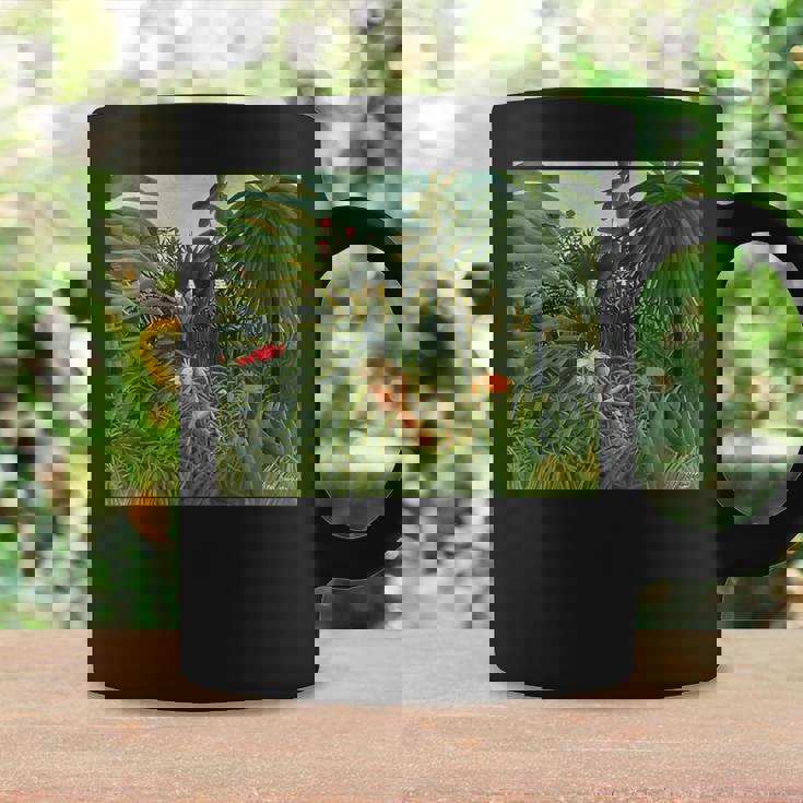 アンリ・ルソー作 ジャガー 馬を攻める1910 コーヒーマグ ギフトのアイデア