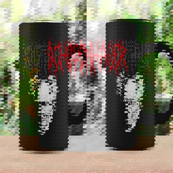 アーサー・ショーペンハウアー デスメタルスタイル 哲学 デザイン コーヒーマグ ギフトのアイデア