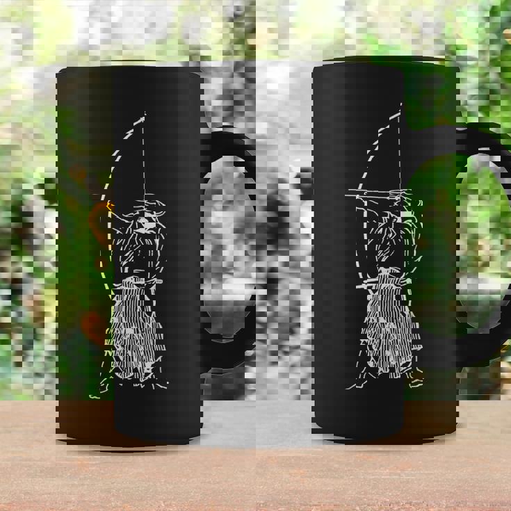 アーチャー 弓道 日本の武道 コーヒーマグ ギフトのアイデア