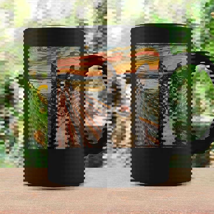 アート、面白いボストン テリア コーヒーマグ ギフトのアイデア