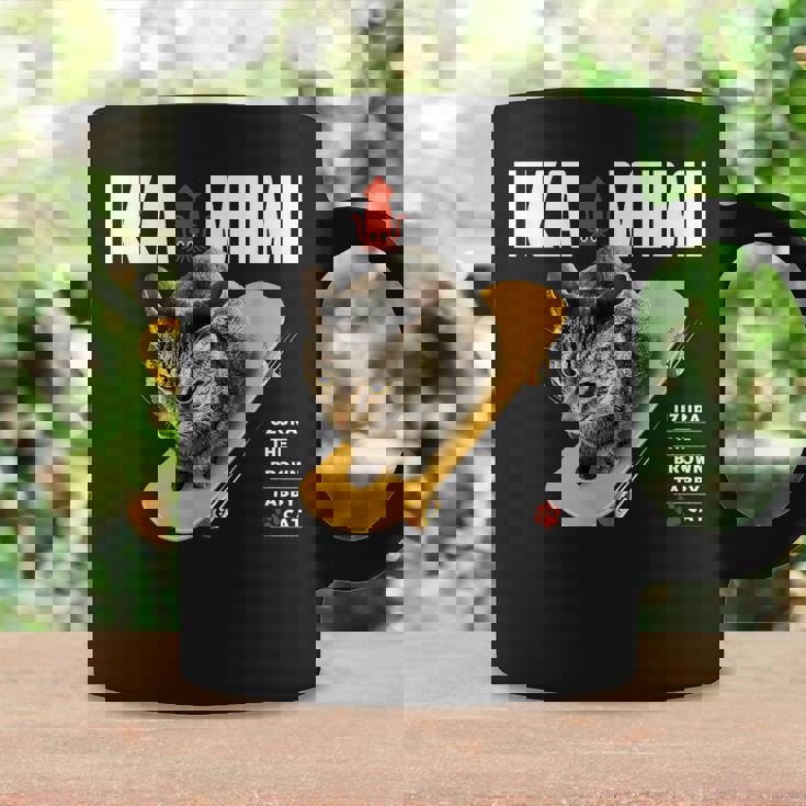 イカ耳ねこ、うずら 猫 キジトラ猫 イカミミ Cat コーヒーマグ ギフトのアイデア