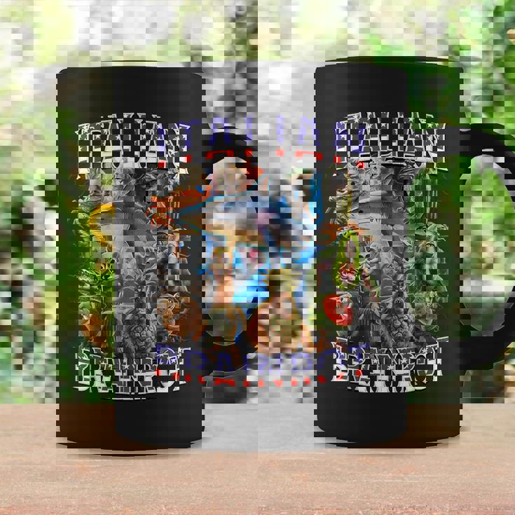 イタリアのブレインロットビッグミーム7月4日フラッグフット。 コーヒーマグ ギフトのアイデア