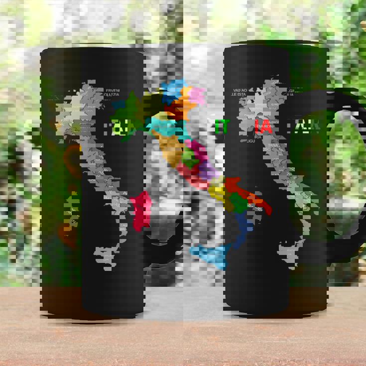 イタリア地図ブーツ 国旗 イタリア コーヒーマグ ギフトのアイデア