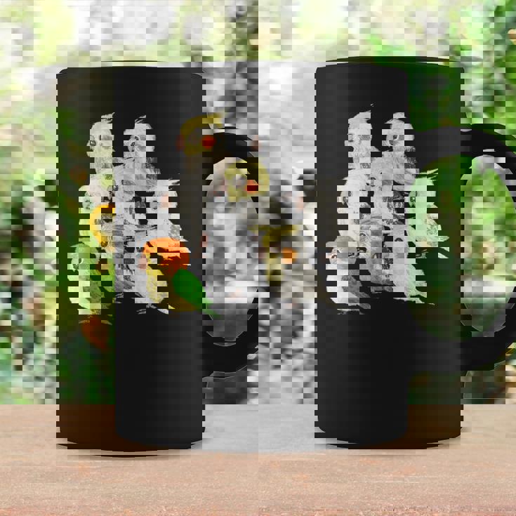 インコ かわいい 小鳥 ペット おもしろ 動物 イラスト コーヒーマグ ギフトのアイデア