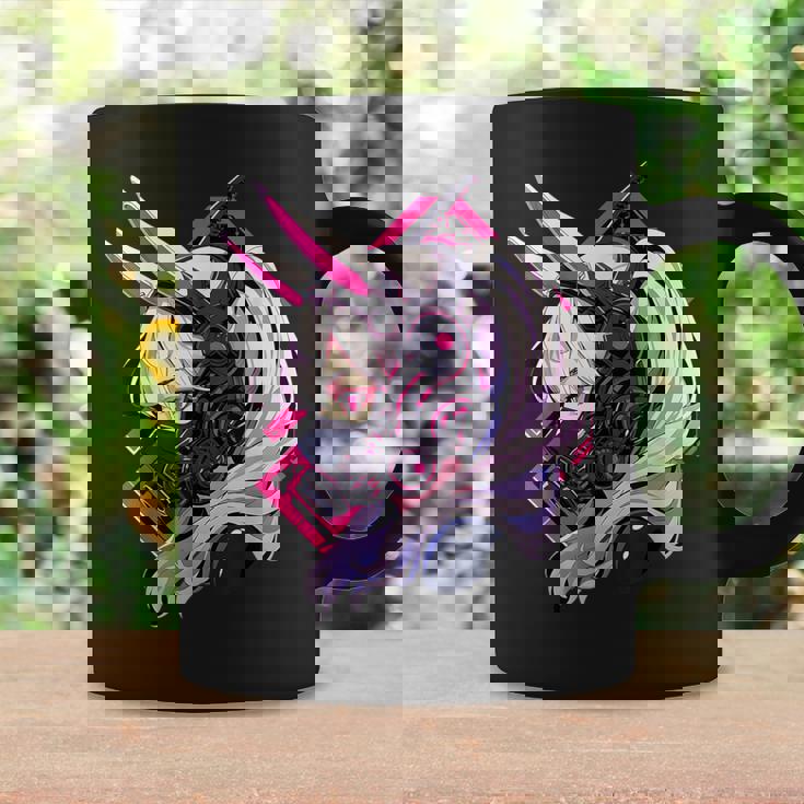 イースターバニーイヤー サイバーパンク エステティックテックウェア コーヒーマグ ギフトのアイデア