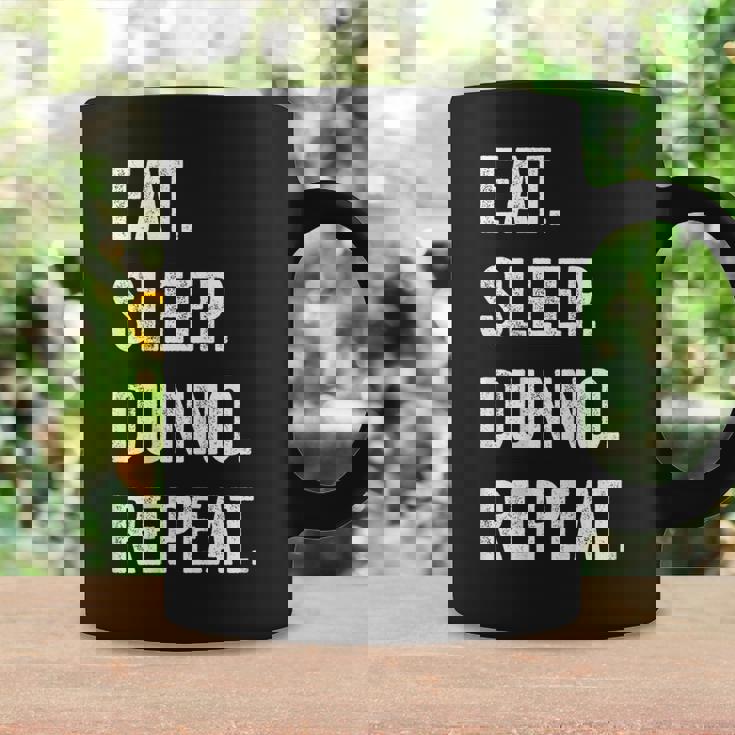 イート・スリープ・ディスクダンノ・リピート コーヒーマグ ギフトのアイデア