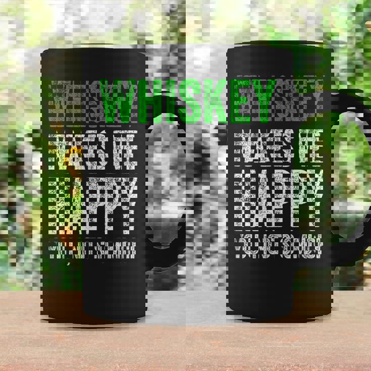 ウィスキーは私を幸せにします、You Noto Much ウイスキー コーヒーマグ ギフトのアイデア