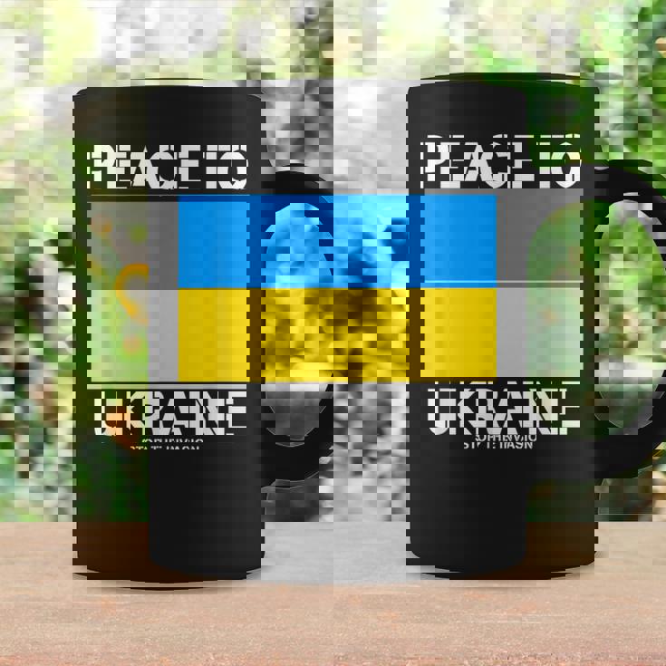 ウクライナへの平和 侵略を止めましょう。 コーヒーマグ ギフトのアイデア