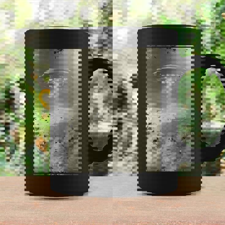 エイリアン Ufo の侵略 面白いハムスターの自撮り コーヒーマグ ギフトのアイデア