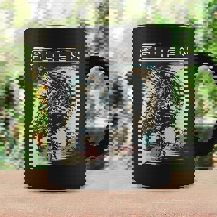 エイリアンxenomorphイラストポスター。 コーヒーマグ ギフトのアイデア