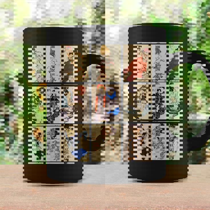 エゴン・シーレアール・ヌーボーによる有名な表現主義の肖像画 コーヒーマグ ギフトのアイデア