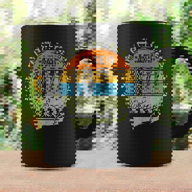 オリジナルパーツ 1977年生まれ ヴィンテージ 47歳 誕生日 レトロ コーヒーマグ ギフトのアイデア