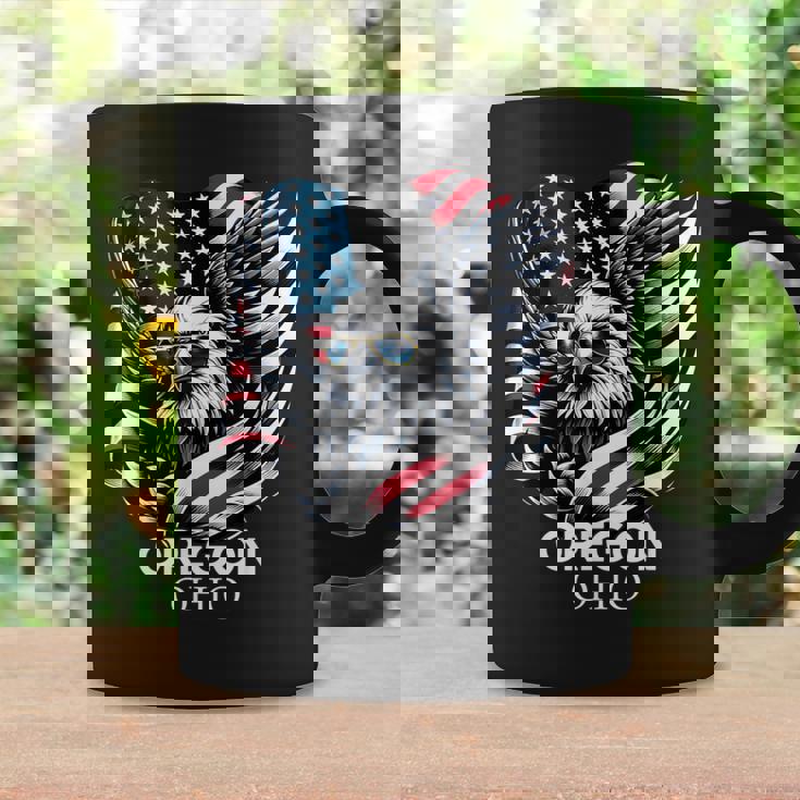 オレゴン州オハイオ州 7月4日 アメリカ国旗 コーヒーマグ ギフトのアイデア