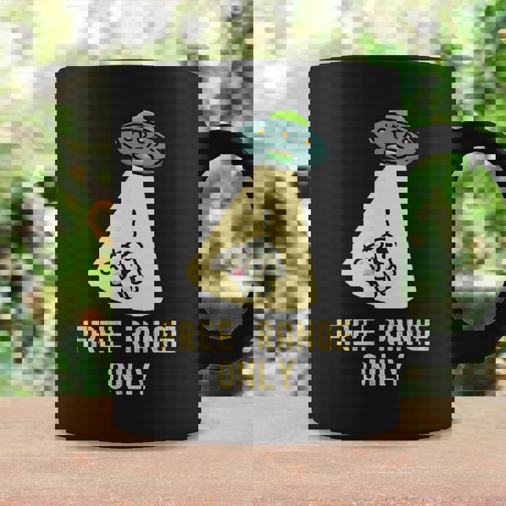 オーガニックフード 面白い Ufo エイリアン 誘拐牛 コーヒーマグ ギフトのアイデア