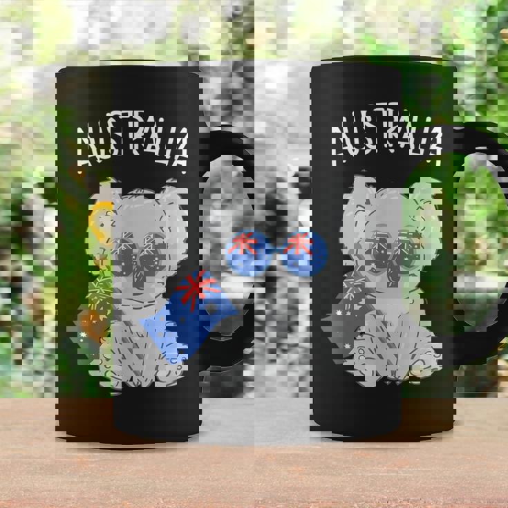 オーストラリアの国旗がかわいいコアラ コーヒーマグ ギフトのアイデア