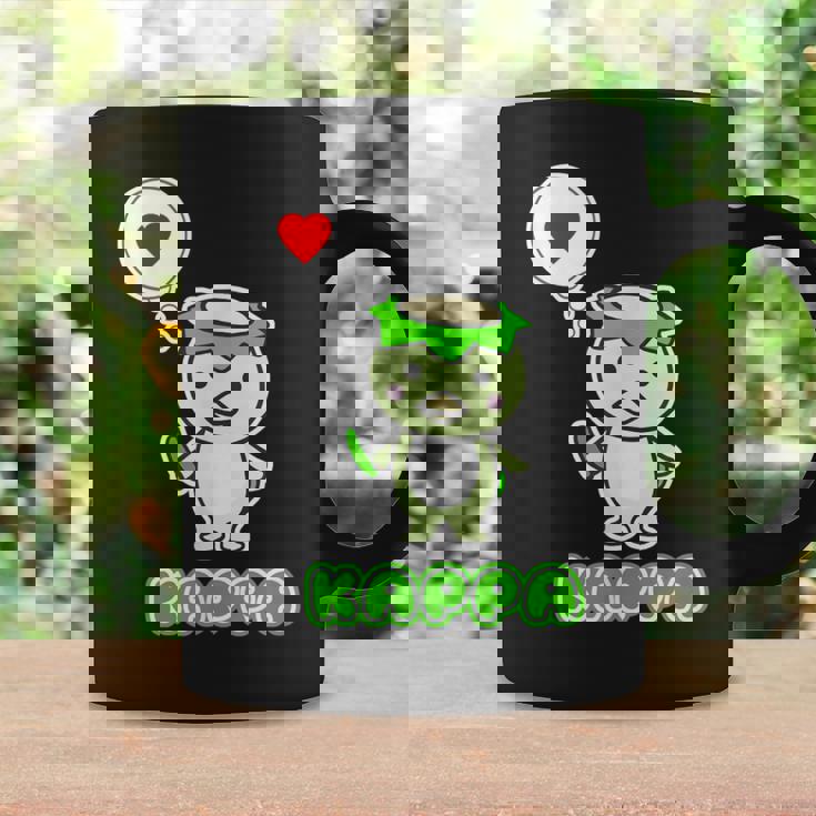 カッパくん『ハート』河童【どうぶつフレンズ】妖怪 ゆるくて かわいい キャラクター イラスト コーヒーマグ ギフトのアイデア