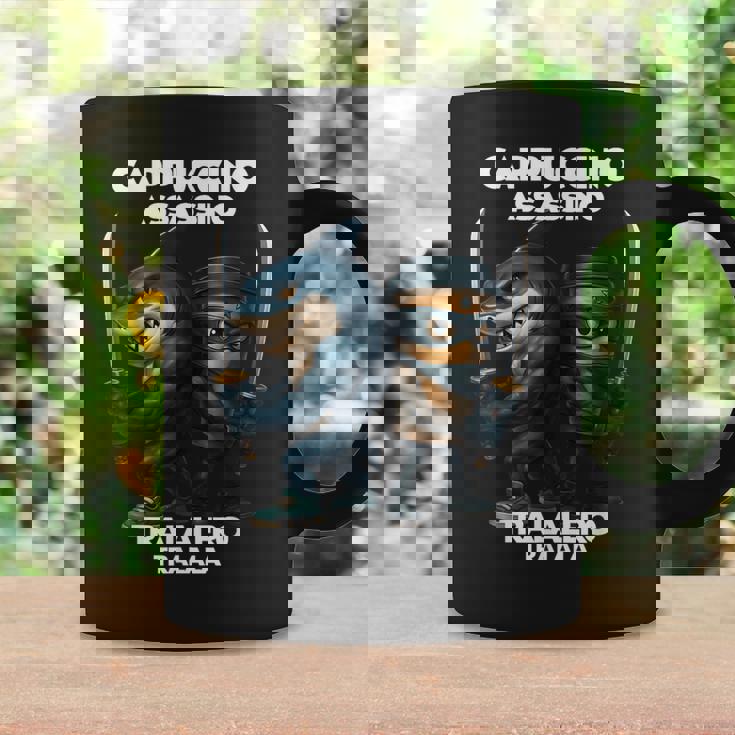 カプチーノ アサシーノ トラレロ トラララ イタリアン ブレイン ミーム コーヒーマグ ギフトのアイデア