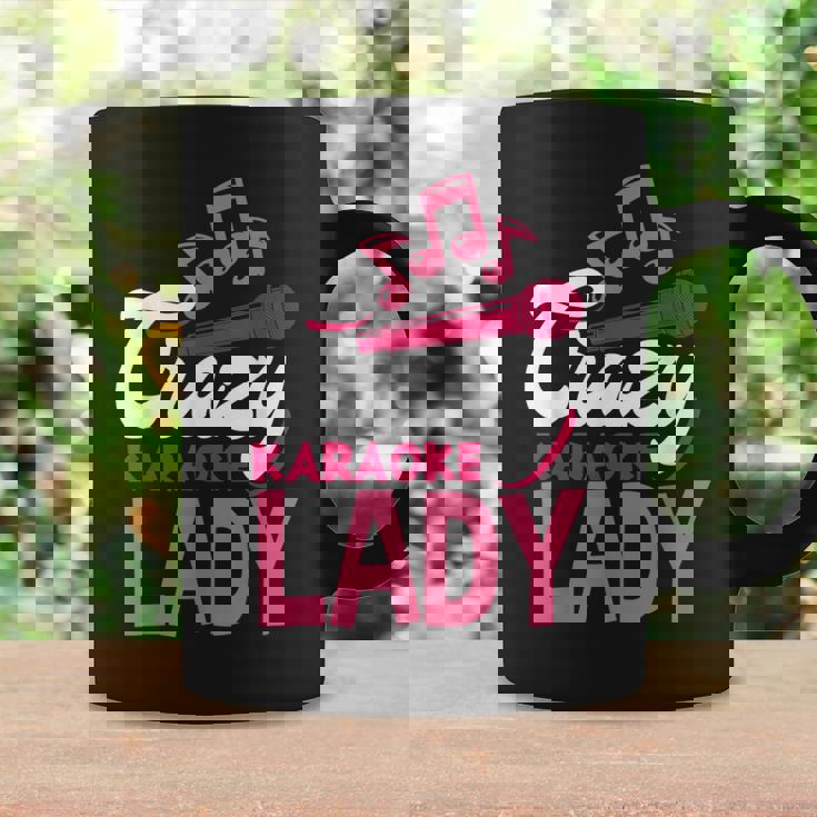 カラオケレディ おもしろ音楽好き カラオケシンガー コーヒーマグ ギフトのアイデア