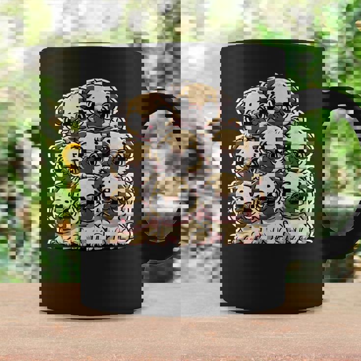 カワイイアニメ パグ 犬 キッズ ガールズ コーヒーマグ ギフトのアイデア