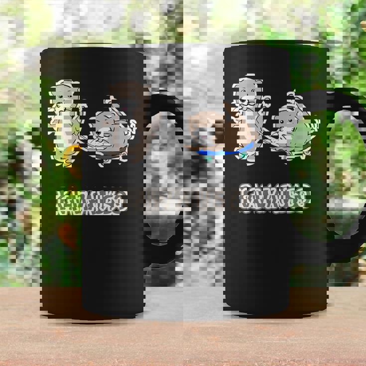 カワウソくん『スケボー』コツメカワウソ ゆるくて かわいい キャラクター イラスト コーヒーマグ ギフトのアイデア