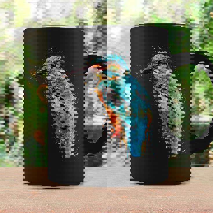 カワセミ 鳥 野生動物 動物 水彩 芸術的 ペインティング コーヒーマグ ギフトのアイデア