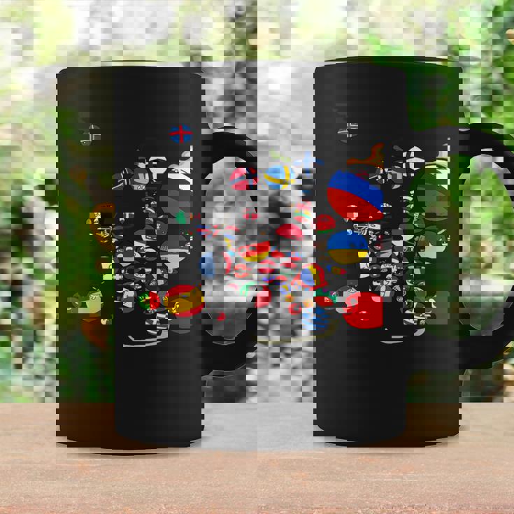 カントリーボール ヨーロッパ 面白い コーヒーマグ ギフトのアイデア