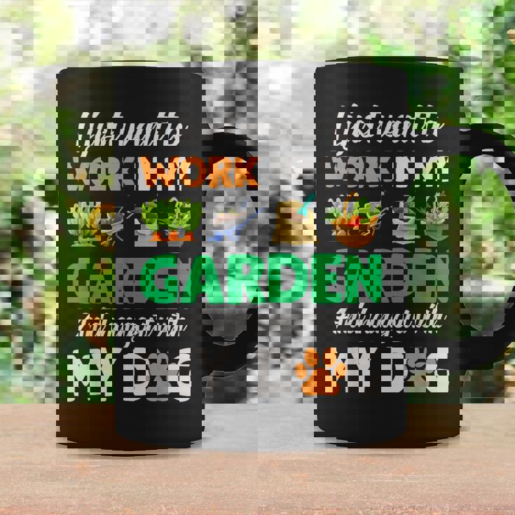 ガーデニング 犬 ペット好き 庭師 庭 ペット ギフト 植物 コーヒーマグ ギフトのアイデア