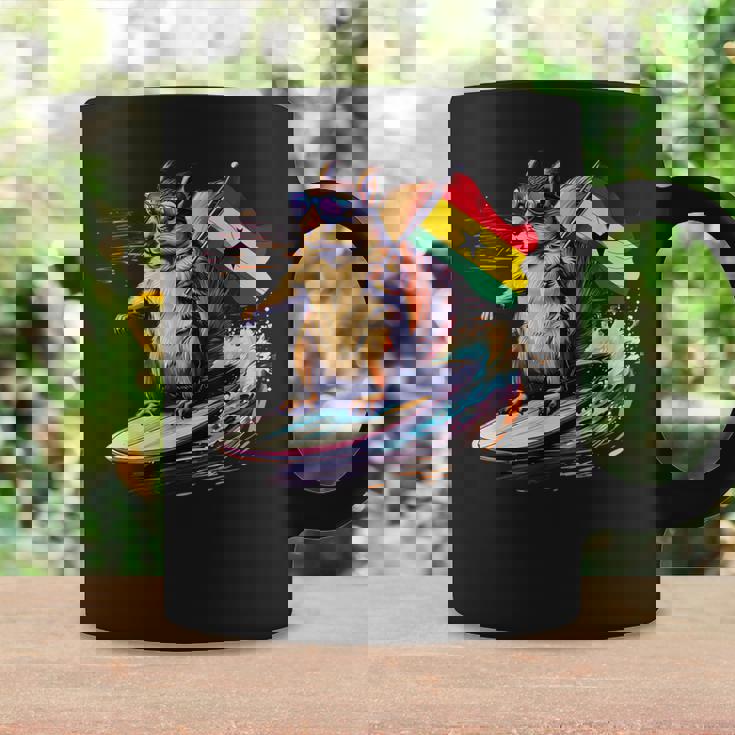 ガーナ プライド サーフィン リス ガーナのルーツ ガーナ国旗 コーヒーマグ ギフトのアイデア