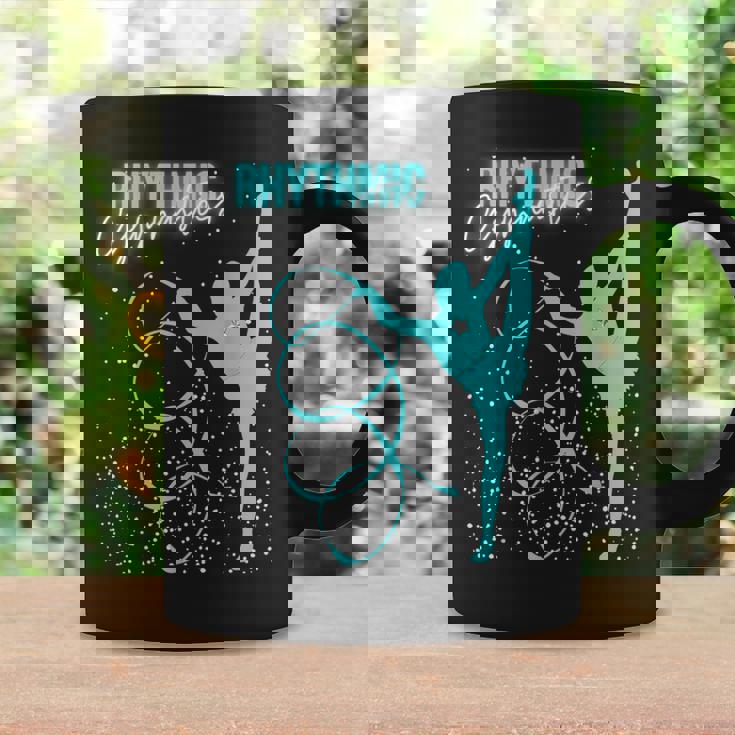 ガールズ 新体操 ティール コーヒーマグ ギフトのアイデア