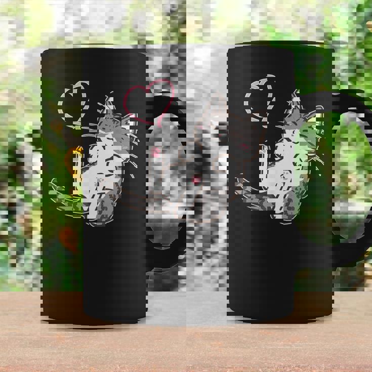 キジ白猫ぐっすり眠る猫ちゃん 猫好き コーヒーマグ ギフトのアイデア