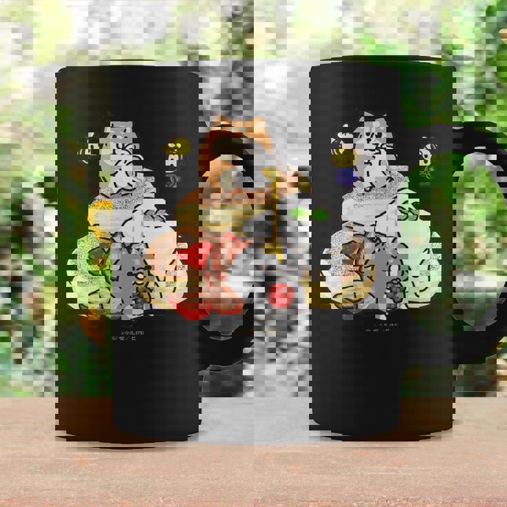 キッズ ボンレス犬とボンレス猫 パンケーキ コーヒーマグ ギフトのアイデア