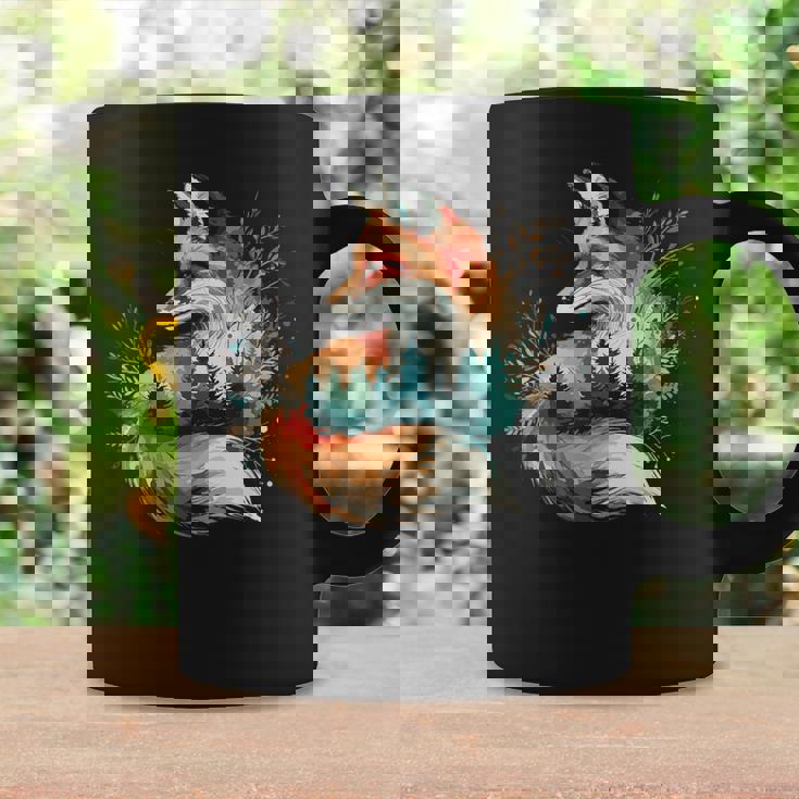 キツネアート コーヒーマグ ギフトのアイデア