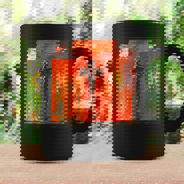 キリスト教のメッセージ イエス 十字架 愛 グラフィティ アート 絵画 コーヒーマグ ギフトのアイデア