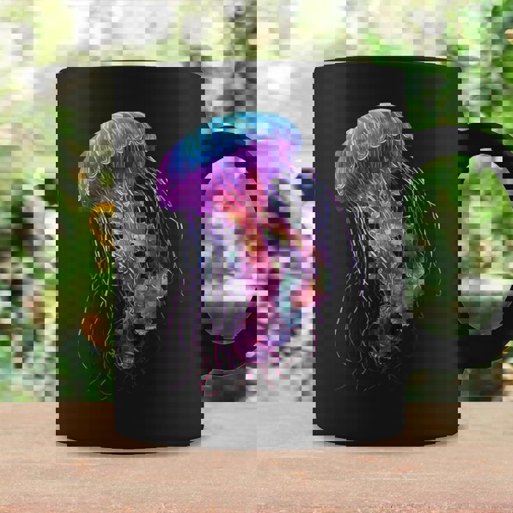 クラゲ 動物 モチーフ アート クラゲ コーヒーマグ ギフトのアイデア