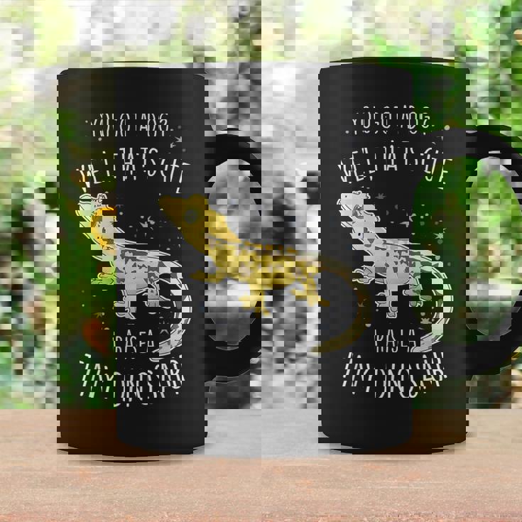 クレステッドゲッコ 小さな恐竜 トカゲ 爬虫類 ペット ハーレクイン コーヒーマグ ギフトのアイデア