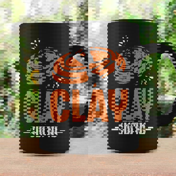 クレー射撃 トラップ からのプル ピジョン ショットガン クレー射撃 コーヒーマグ ギフトのアイデア