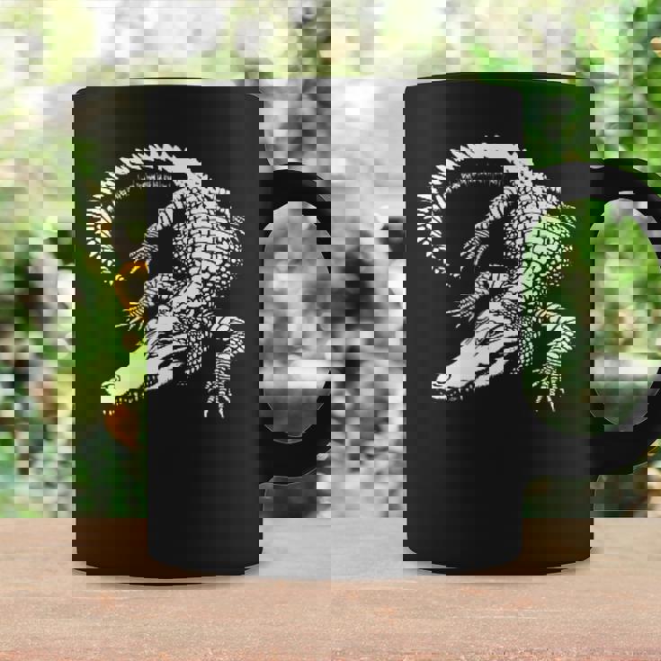 クロコダイル お父さん 母 恋人 モノクロ クロコダイル コーヒーマグ ギフトのアイデア