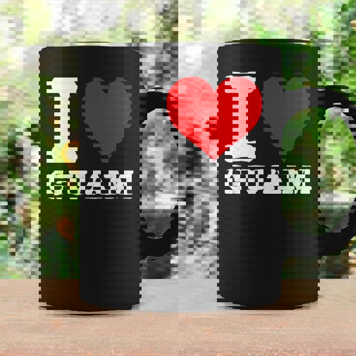 グアム I Heart Guam I Love Guam コーヒーマグ ギフトのアイデア