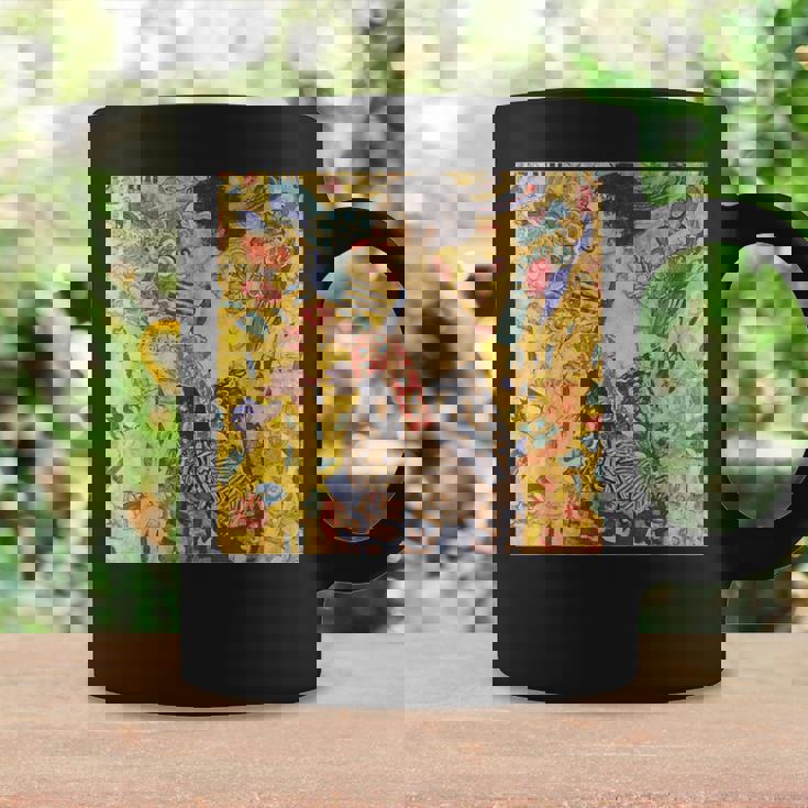 グスタフ・クリムト作「Lady With Fan」 コーヒーマグ ギフトのアイデア