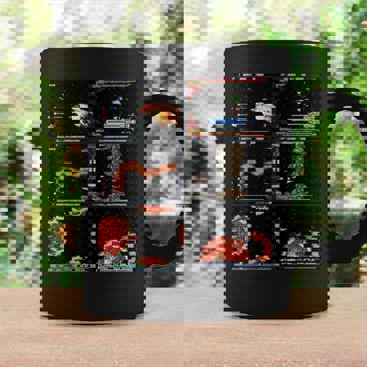 グラディウス タンクドレス スクリーンショット ボス レトロ ゲーマー 宇宙戦 コーヒーマグ ギフトのアイデア