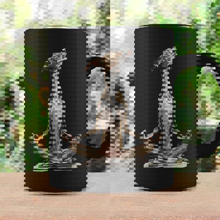 グレイハウンド ドッグ ヨガ コーヒーマグ ギフトのアイデア