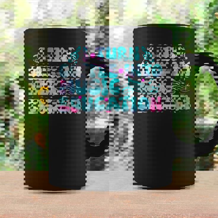 コーヒーを音楽教育学校の先生に変える コーヒーマグ ギフトのアイデア