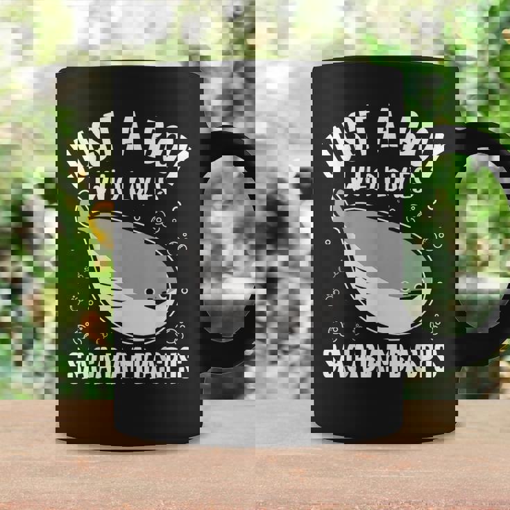 サカバンバスピスの面白い魚ミームが大好きなジャスト・ア・ボーイ コーヒーマグ ギフトのアイデア